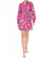 Flora Bea Tinsley Dress In In Bloom Ivory In Pink