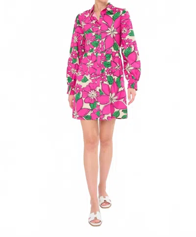 Flora Bea Women's Tinsley Dress In In-bloom Ivory In Pink