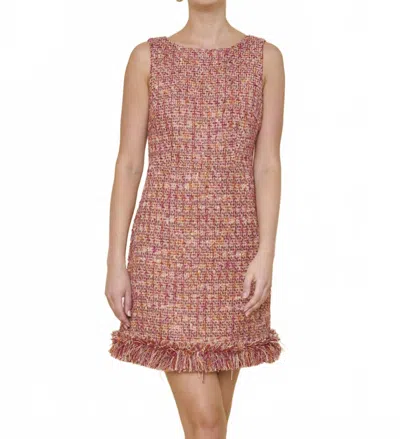 Flora Bea Zoie Mini Dress In Warm Spice In Pink