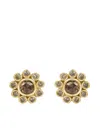 Flora Bhattachary 14kt Recycled Yellow Gold Aditi Diamond Stud Earrings In Gold