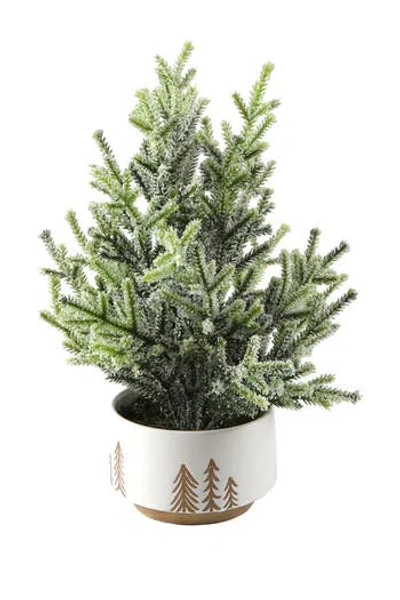 FLORA BUNDA FLORA BUNDA 11.5" FROSTED XMAS TREE