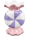 Flora Bunda 7.25in Ceramic Corset Vase