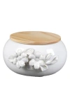 Flora Bunda Ceramic Flower Candle