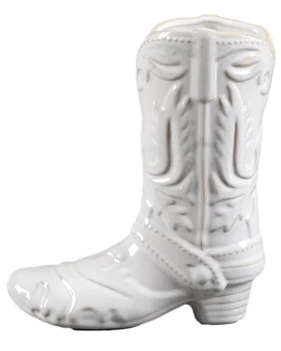 Flora Bunda Dnu/inactive  Set Of 3 Ivory 10in & 8in & 6.75in Jungle Flowers In White