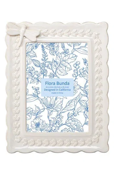 Flora Bunda Dragonfly Ceramic Picture Frame