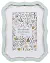 Flora Bunda Gallery 4x6 Vintage Rectangle Edge Photo Frame In Blue