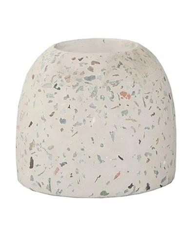 Flora Bunda Set Of 2 Terrazzo Vases In Natural