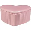 Flora Bunda Vanilla Cloud Heart Candle In Pink