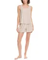 Flora By Flora Nikrooz Dulce Eyelet Short Pajamas In Neutral
