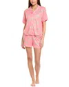 Flora By Flora Nikrooz 2pc Printed Knit Pajama Set