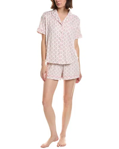 Flora By Flora Nikrooz 2pc Printed Sleep Set In Pink