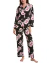 Flora By Flora Nikrooz Lindsey Collared Knit Pajamas In Multi