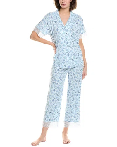 Flora By Flora Nikrooz 2pc Top & Pant Set In Blue