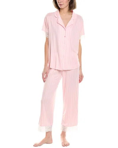Flora By Flora Nikrooz 2pc Top & Pant Set In Pink