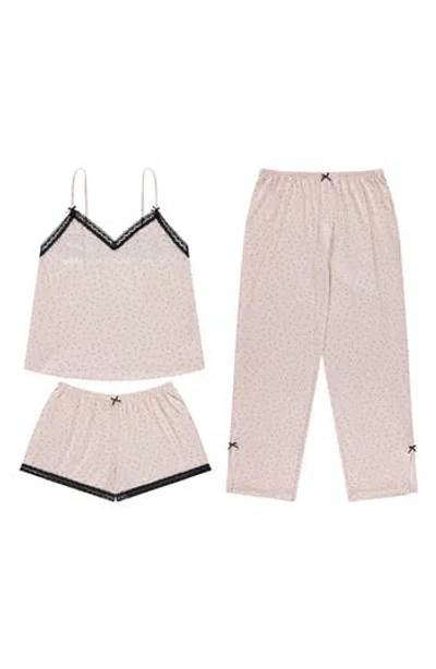 Flora By Flora Nikrooz Alani 3-piece Lounge Set In Multi