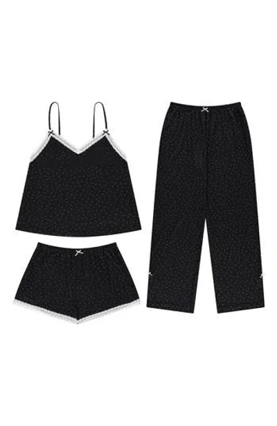 Flora By Flora Nikrooz Alani 3-piece Lounge Set In Multi
