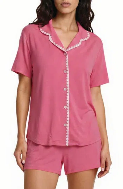 Flora By Flora Nikrooz Annelise Short Pajamas In Pink