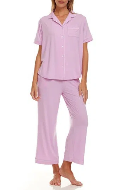Flora By Flora Nikrooz Annie Matching Pajama Set In Orchid