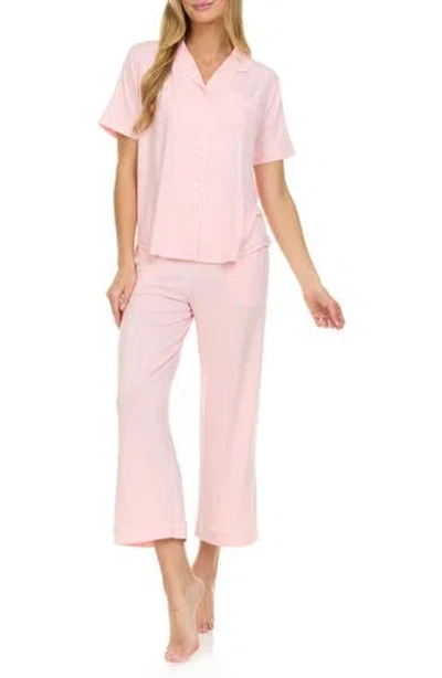 Flora By Flora Nikrooz Annie Matching Pajama Set In Pink Cloud