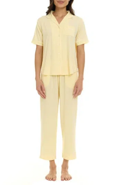 Flora By Flora Nikrooz Annie Matching Pajama Set In Yellow