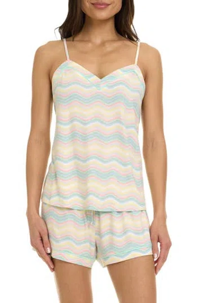 Flora By Flora Nikrooz Ayanna Jersey 4-piece Pajamas In Multi