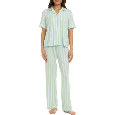 Flora By Flora Nikrooz Brenna 3-piece Pajamas In Green
