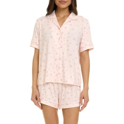 Flora By Flora Nikrooz Brenna 3-piece Pajamas In Pink
