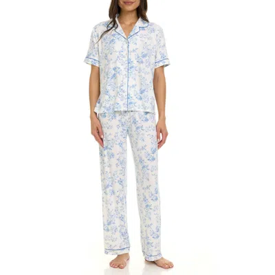 Flora By Flora Nikrooz Brenna 3-piece Pajamas In White