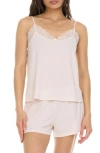 Flora By Flora Nikrooz Brittany Short Pointelle Knit Pajamas In Beige