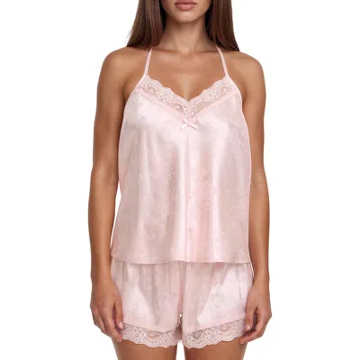 Flora By Flora Nikrooz Eloisa Charm Cami Short Pajamas In Pink