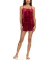 Flora By Flora Nikrooz Flora By Flora Womens Rebecca Short Set In Scarlet