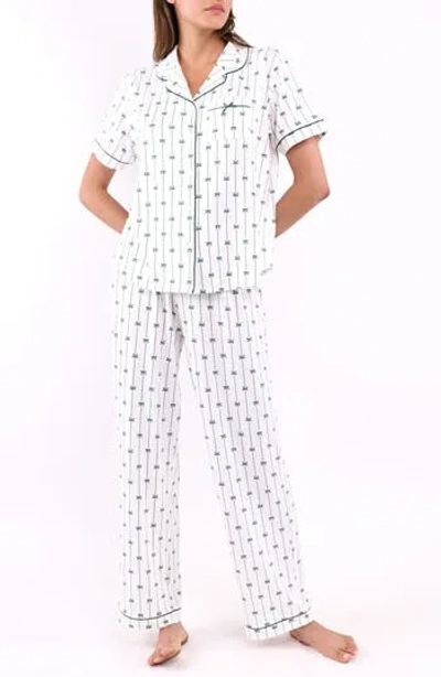 Flora By Flora Nikrooz Gabriella 2-piece Pajamas In White
