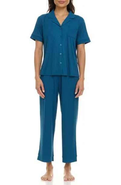 Flora By Flora Nikrooz Iman Rib Pajamas In Gold
