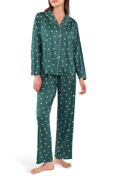 Flora By Flora Nikrooz Lindsey 2-piece Pajamas In Green