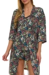Flora By Flora Nikrooz Lotus Camisole, Shorts & Robe Travel Set