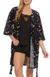 Flora By Flora Nikrooz Mindy 3-piece Travel Pajamas Set In Black