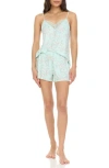 Flora By Flora Nikrooz Stacy 4-piece Pajama Set In Green