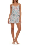 Flora By Flora Nikrooz Stacy Print Cami Short Set In Ivory