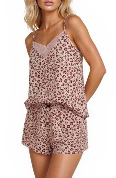 Flora By Flora Nikrooz Stacy 4-piece Pajama Set In Brown