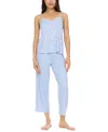 Flora By Flora Nikrooz Women's Amari 3-pc. Cami, Shorts & Capris Pajama Set