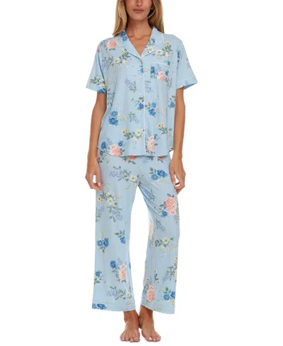 Flora By Flora Nikrooz Women's Annie 2-pc. Pajamas Set In Blue