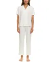 Flora By Flora Nikrooz Women's Luisa Short Sleeve Pajama Set In White