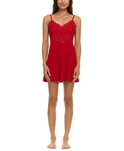 FLORA BY FLORA NIKROOZ WOMEN'S MONIQUE LACE-TRIM CHEMISE