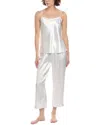 Flora Nikrooz 2pc Solid Dot Jacquard Cami & Capri Set In Multi