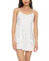 FLORA NIKROOZ BOWIE CHARMEUSE CHEMISE