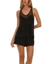 Flora Nikrooz Carla Lace Short Pajamas In Black