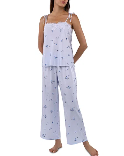 Flora Nikrooz Celeste Luxe Satin Pajama Set In Purple