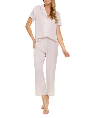FLORA NIKROOZ FLORAL NIKROOZ LAURENA CAPRI PAJAMA SET