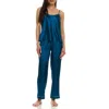 Flora Nikrooz Jamie 2.0 3-piece Pin Dot Travel Pajamas In Blue
