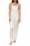 Flora Nikrooz Jamie 3-piece Travel Pajamas In Ivory